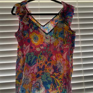 Mud Pie Short sleeve Blouse, Worn Once, Size M
